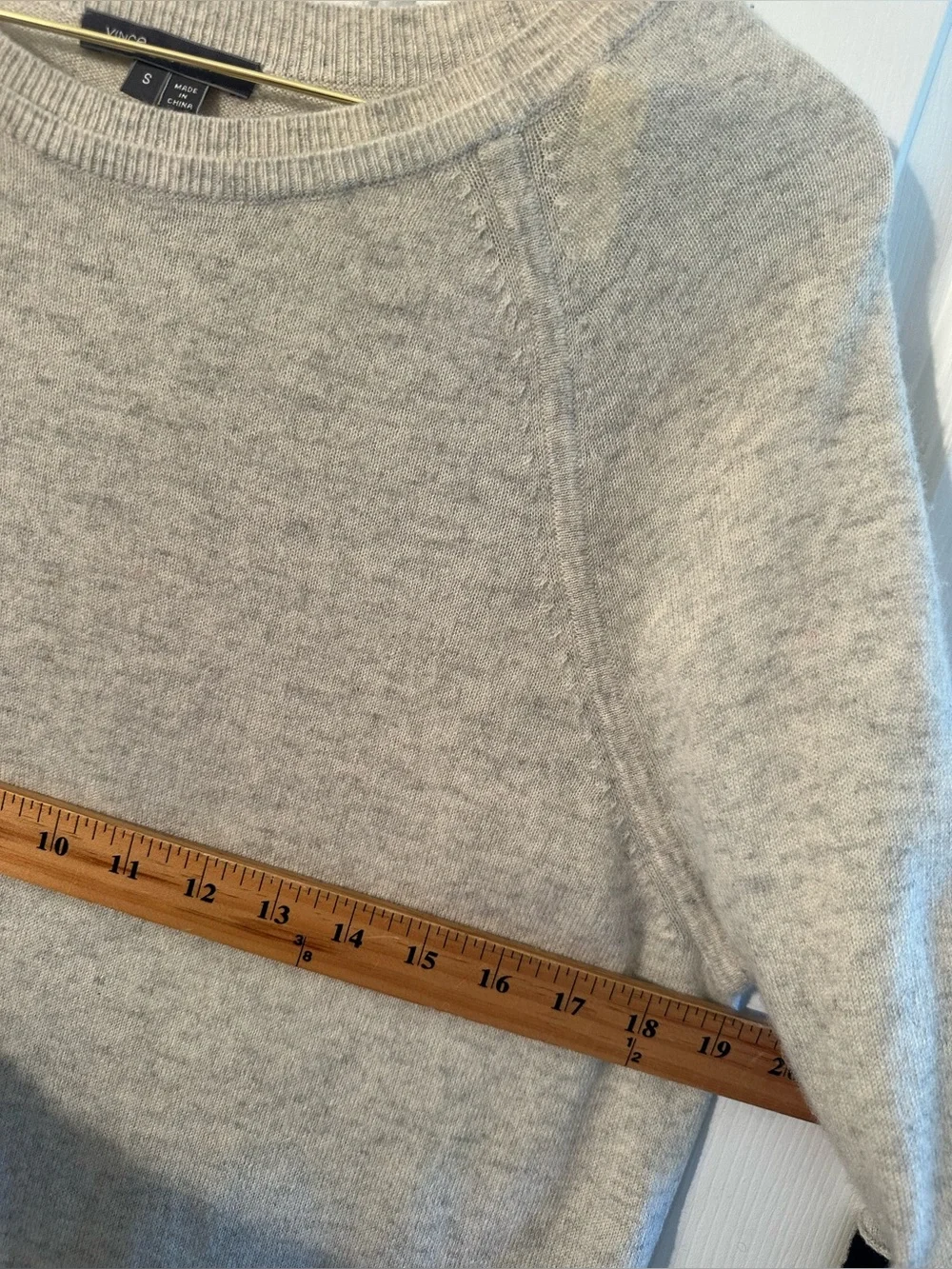 VINCE S 100% Cashmere Capsule Nat Fiber Minimalist Blck Ivory Colorblock Sweater